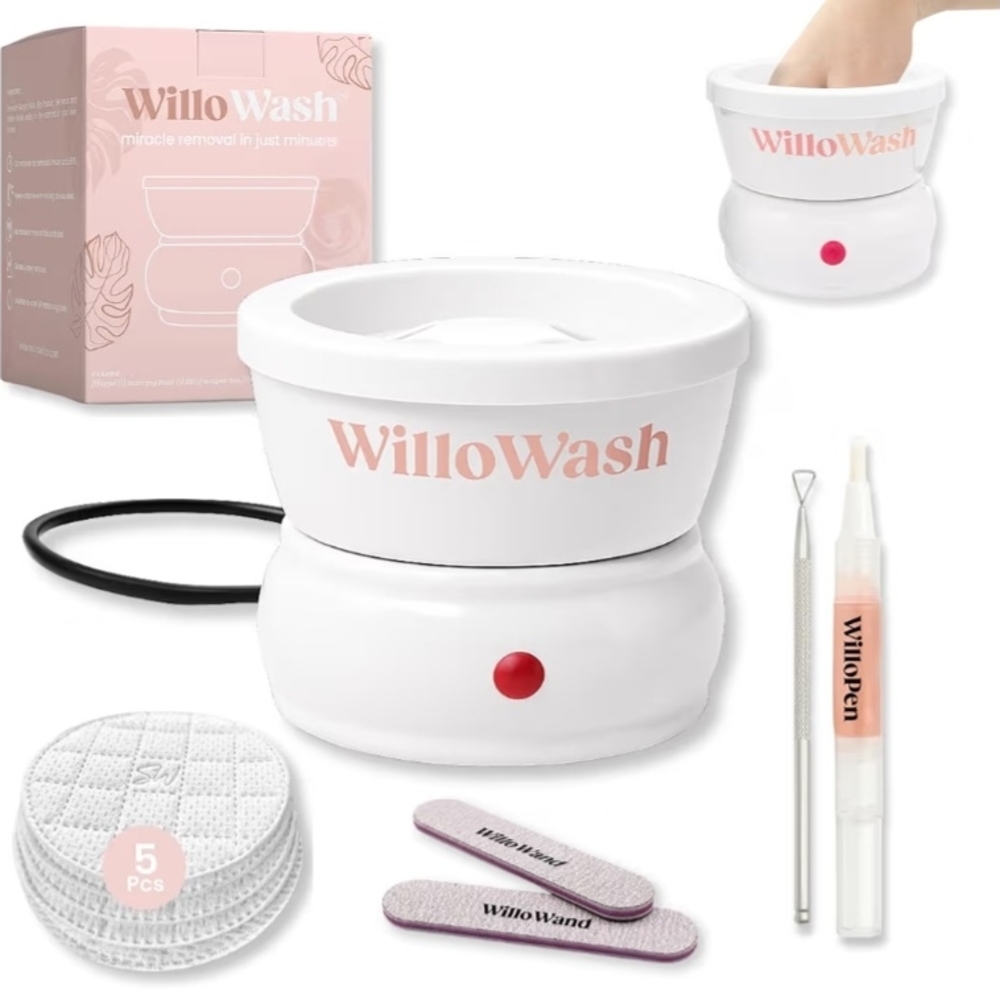 WilloWash Electric Nail Soaking Bowl